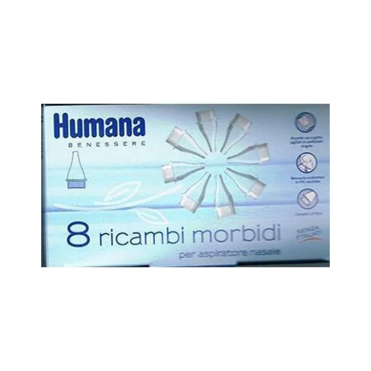 Humana Ricambi per aspiratore nasale per bambini 8 pezzi