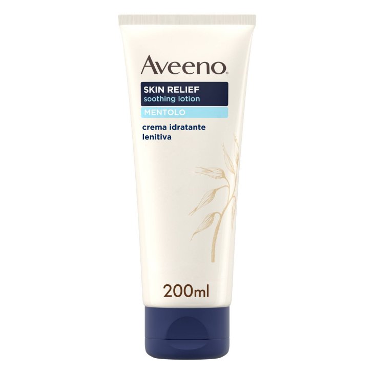 Aveeno Crema Idratante Lenitiva Skin Relief Mentolo Pelli Secche 200ml