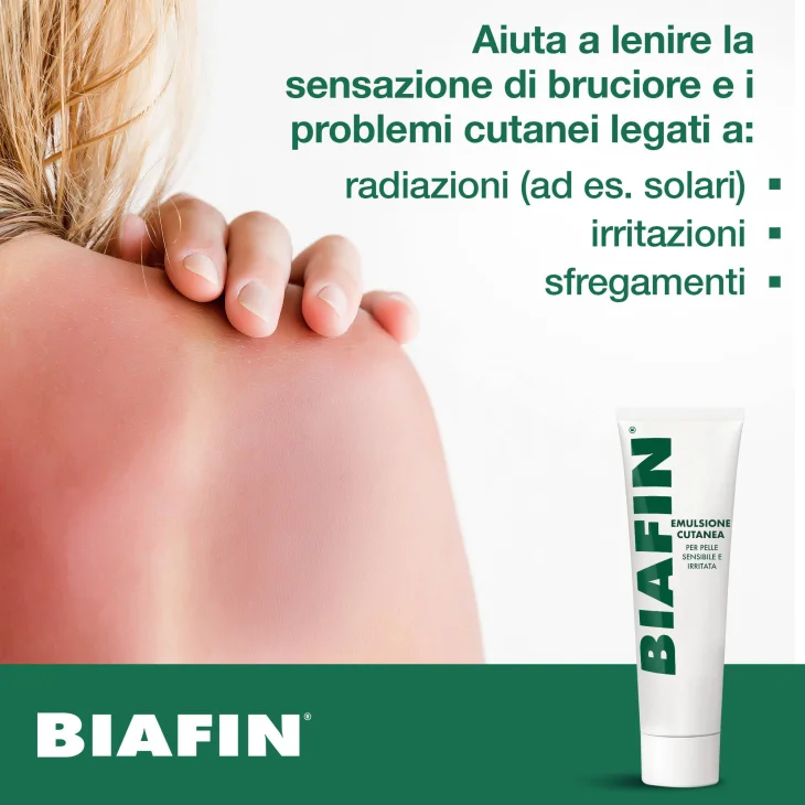 Biafin Emulsione Idratante Corpo Ideale per Scottature 100 ml