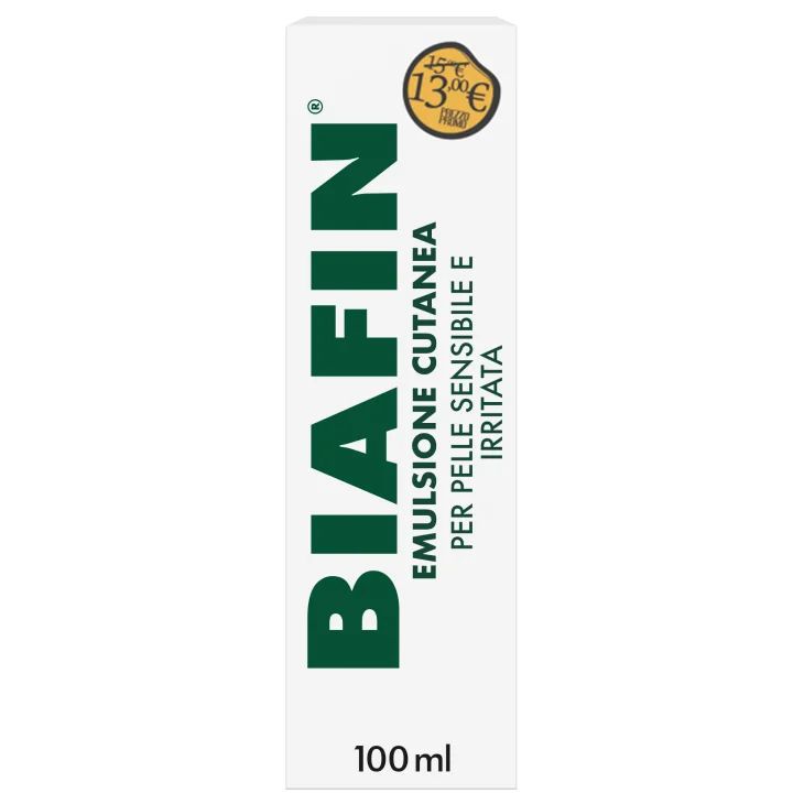 Biafin Emulsione Idratante Corpo Ideale per Scottature 100 ml