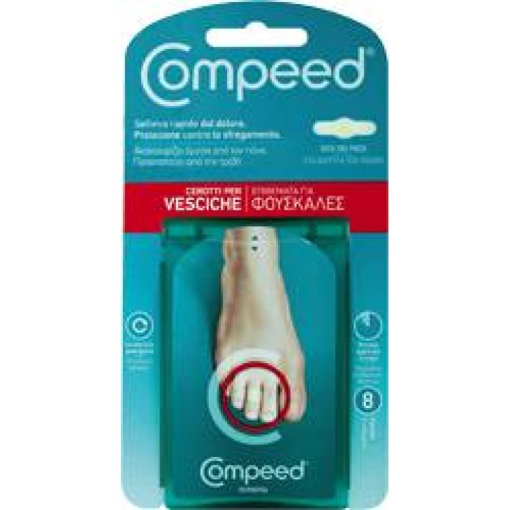 Compeed Cerotti Vesciche Dita Piedi 8 pezzi