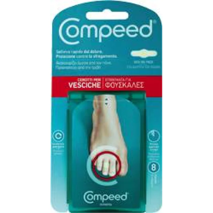 Compeed Cerotti Vesciche Dita Piedi 8 pezzi