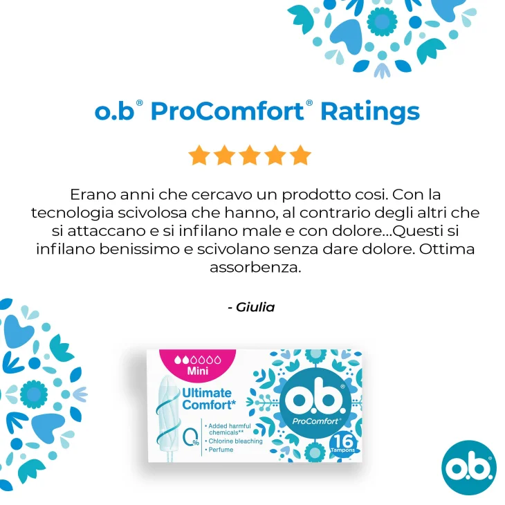 Ob Pro Comfort Mini Assorbenti Interni