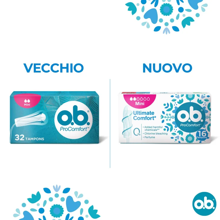 Ob Pro Comfort Mini Assorbenti Interni