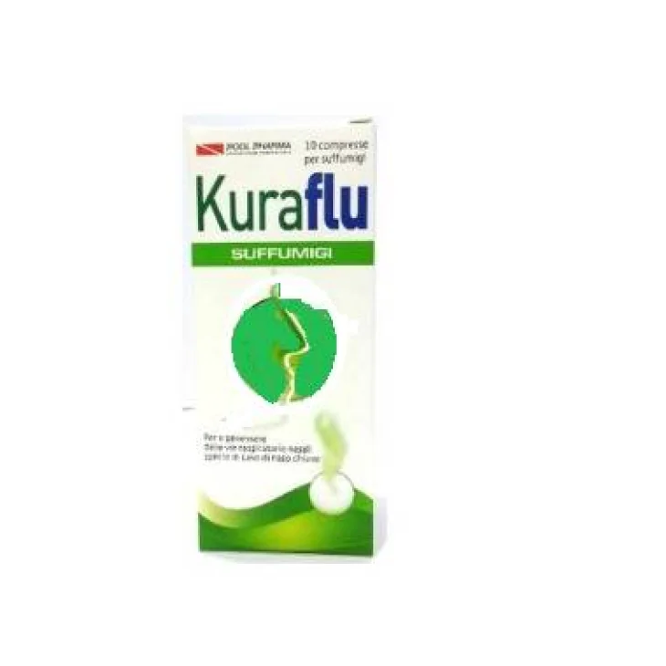 Pool Pharma Kuraflu Suffumigi Compresse per le Vie Respiratorie 10 compresse