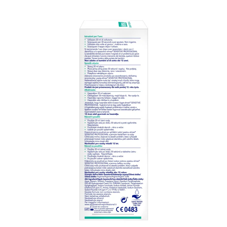 Elmex Sensitive Professional Collutorio 400 ml