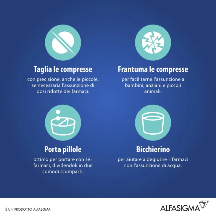 Genius Taglia/Frantuma/Porta Pillole
