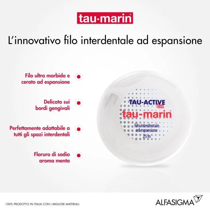 Tau-Marin Active Filo Interdentale 25 metri