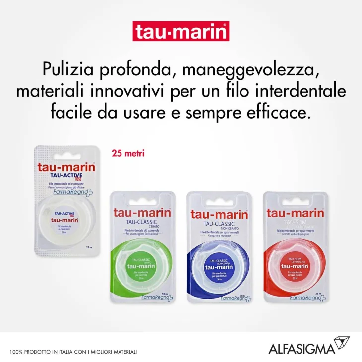 Tau-Marin Active Filo Interdentale 25 metri