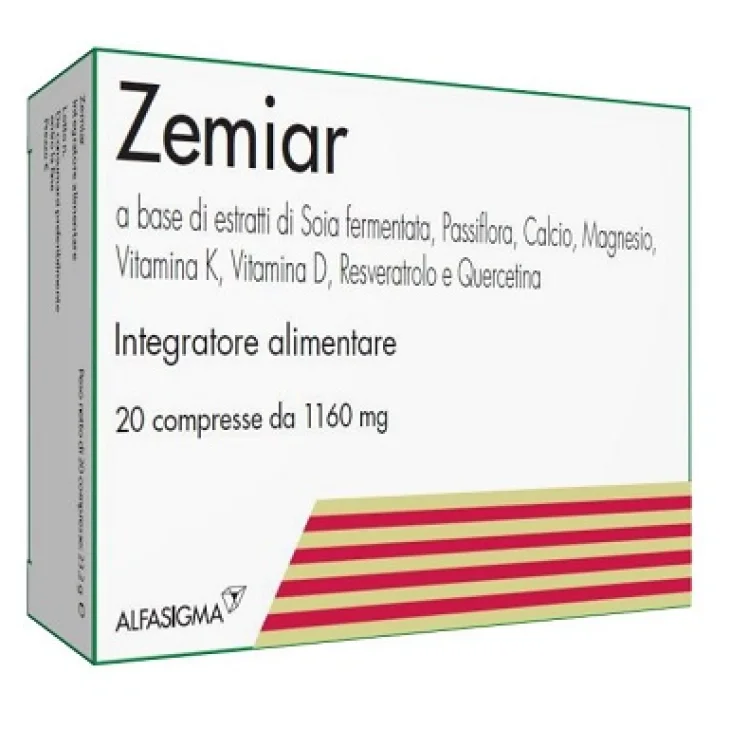 Zemiar Integratore per combattere i disturbi della premenopausa e della menopausa 20 compresse Zemiar Integratore per combattere i disturbi della premenopausa e della menopausa 20 compresse