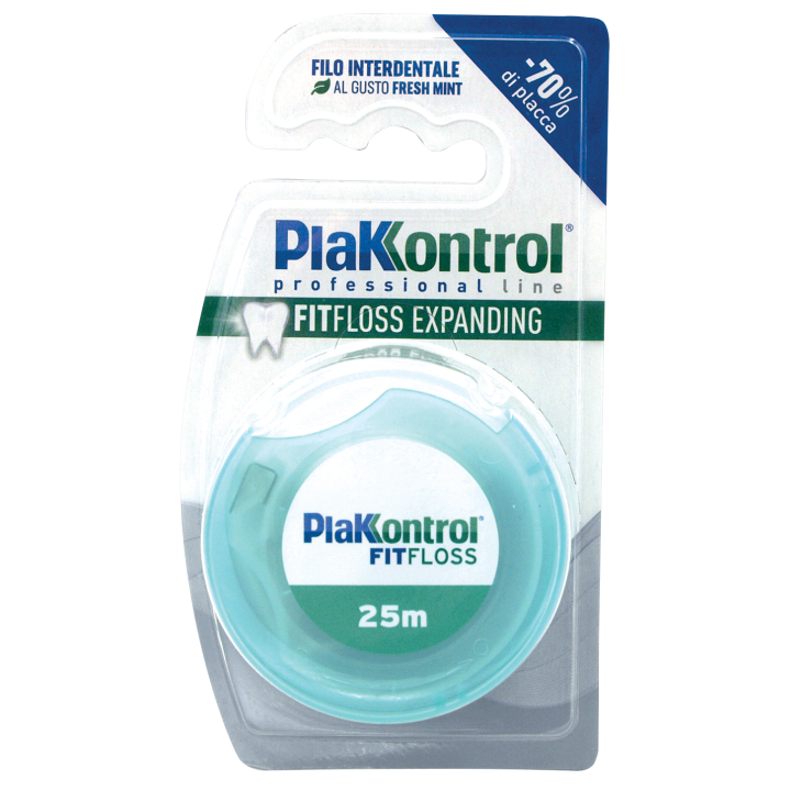 Plakkontrol Fit Floss Filo Interdentale 25 m