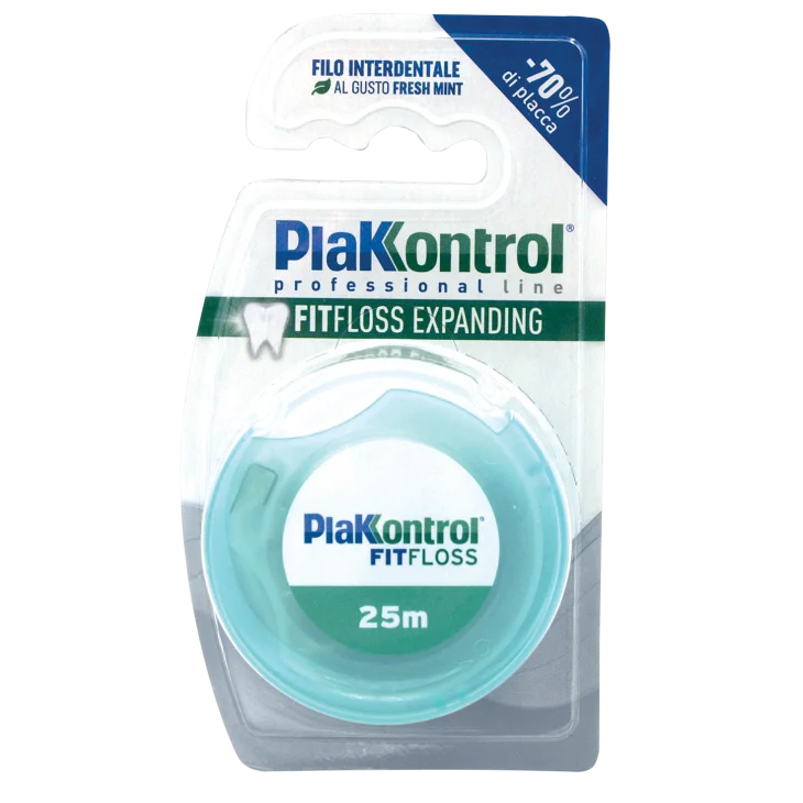 Plakkontrol Fit Floss Filo Interdentale 25 m