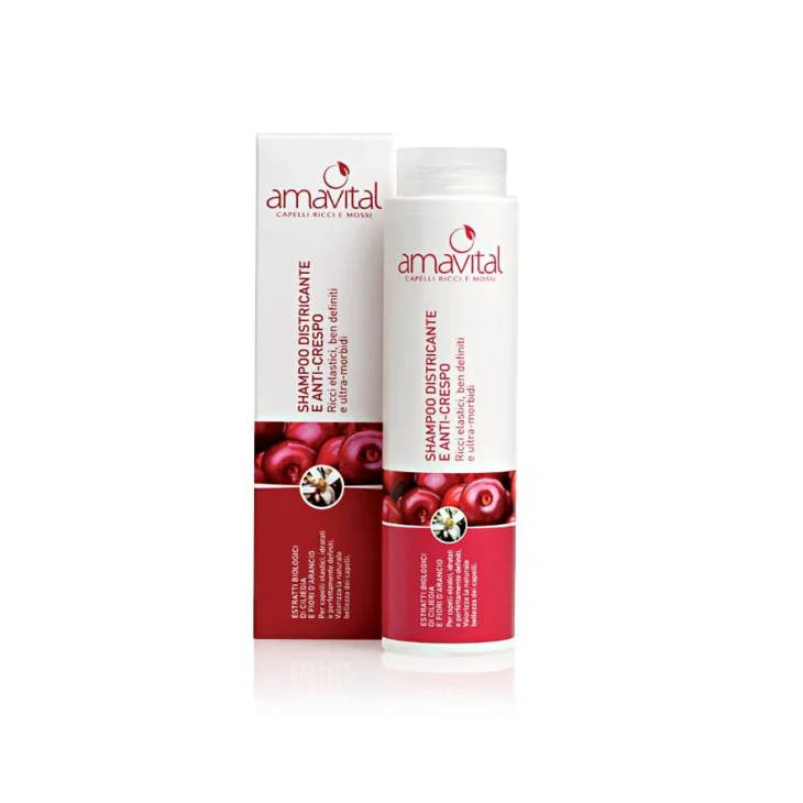 Oficine Cleman Amavital Capelli Ricci e Mossi Shampoo Districante e Anti-Crespo 250 ml