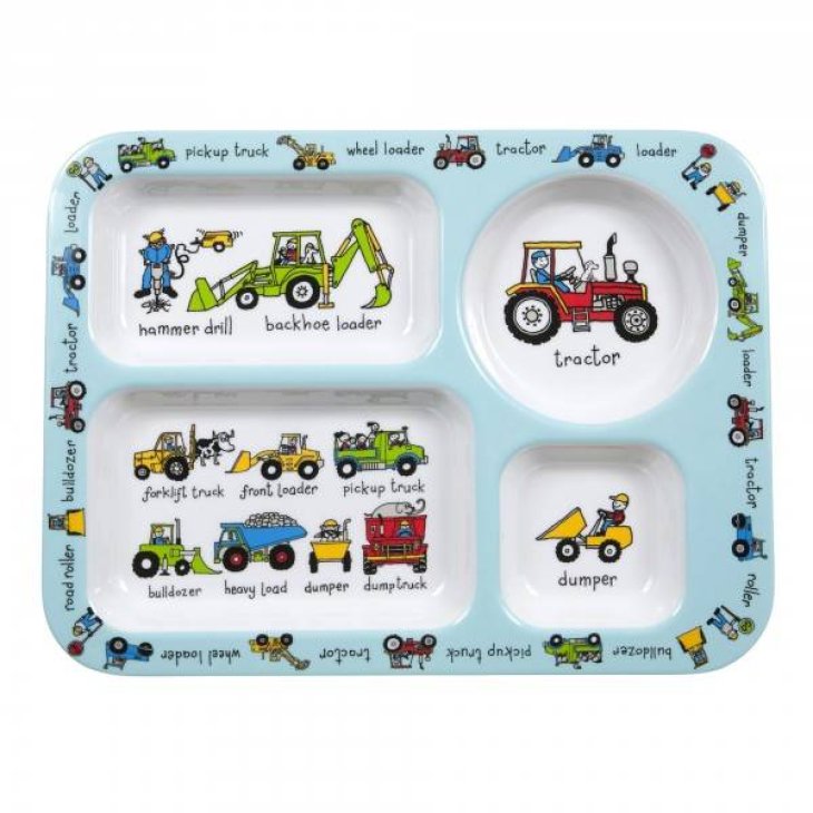 Tyrrell Katz Piatto per Bambini con Scomparti Working