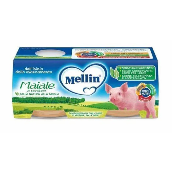 Mellin Omogeneizzato Maiale e Verdure