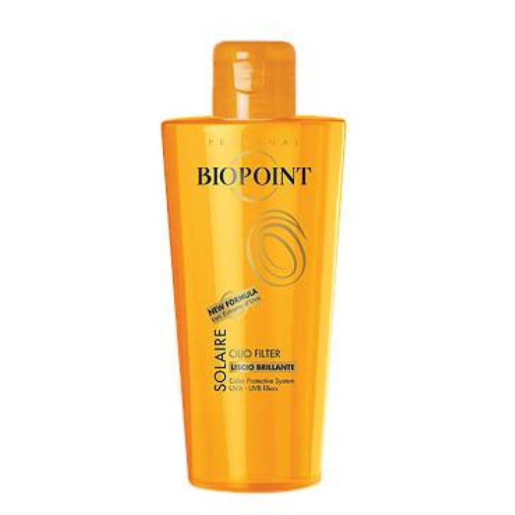Biopoint Solaire Olio Filter Effetto Brillante per capelli protetti 100 ml