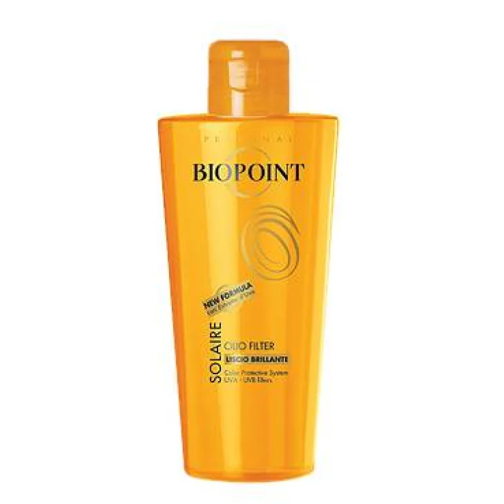 Biopoint Solaire Olio Filter Effetto Brillante per capelli protetti 100 ml