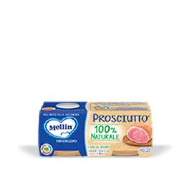 Mellin Omogeneizzato Gusto Prosciutto 2x80 grammi
