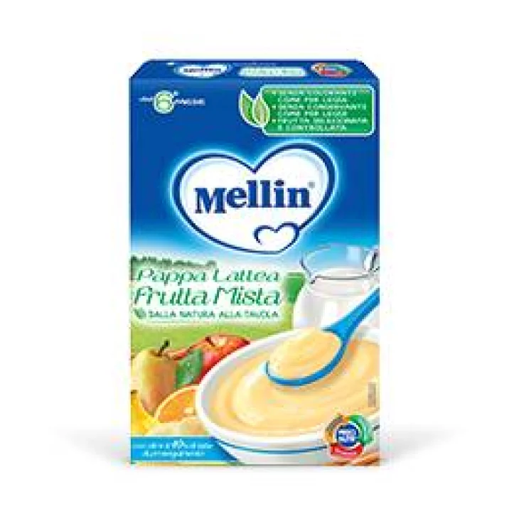 Mellin Pappa Lattea con Frutta Mista