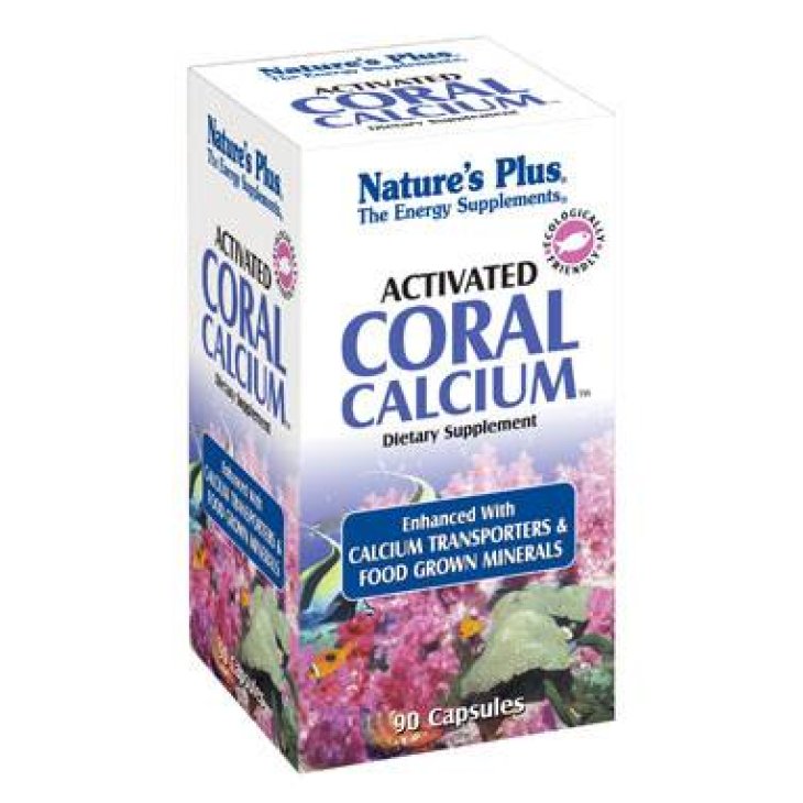 Nature's Plus Activated Coral Calcium Integratore contro Acidità Gastrica