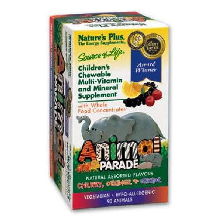 Nature's Plus Animal Parade Multivitaminico Integratore per Bambini (Assortito)