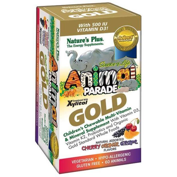 Nature's Plus Animal Parade Gold Integratore Multivitaminico per Bambini (Assortito)
