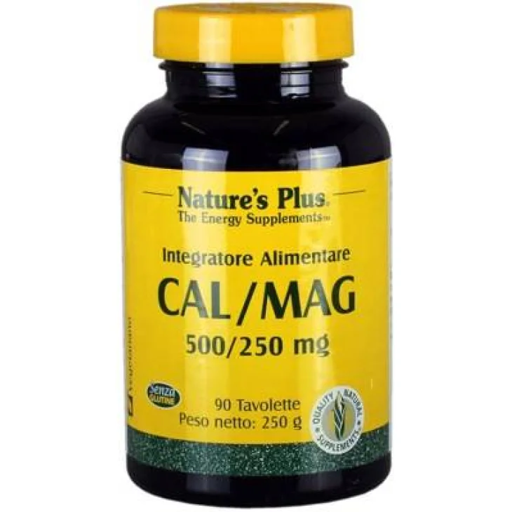 Nature's Plus Calcio Magnesio 500-250 Integratore Sali Minerali