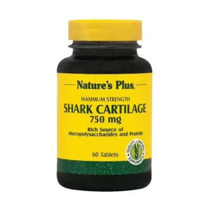 Nature's Plus Cartilagine di Squalo Integratore per il Sistema Immunitario 60 tavolette
