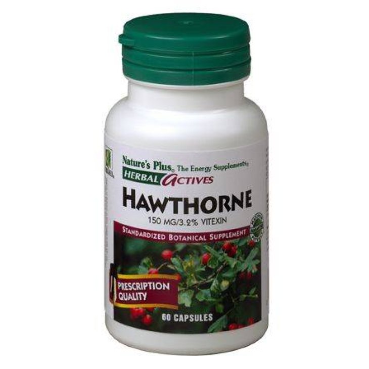 Nature's Plus Herbal Actives Biancospino Integratore per il Sistema Circolatorio