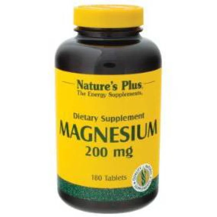 Nature's Plus Magnesio Mg 200 Integratore Sali Minerali