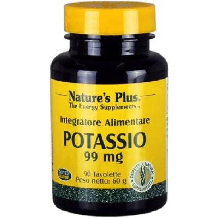 Nature's Plus Potassio Integratore per il Funzionamento Muscolare