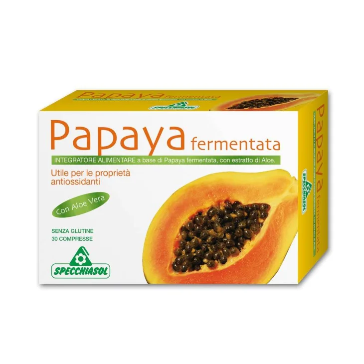 Specchiasol Papaya Fermentata Compresse Integratore Antiossidante