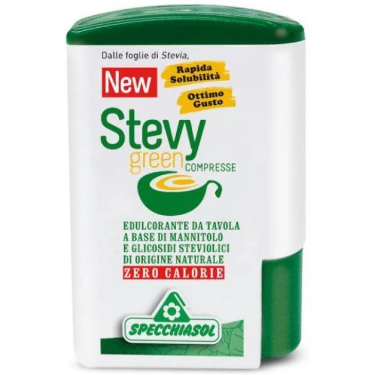 Specchiasol Stevy Green New Compresse Dolcificante a Base di Stevia 100 compresse