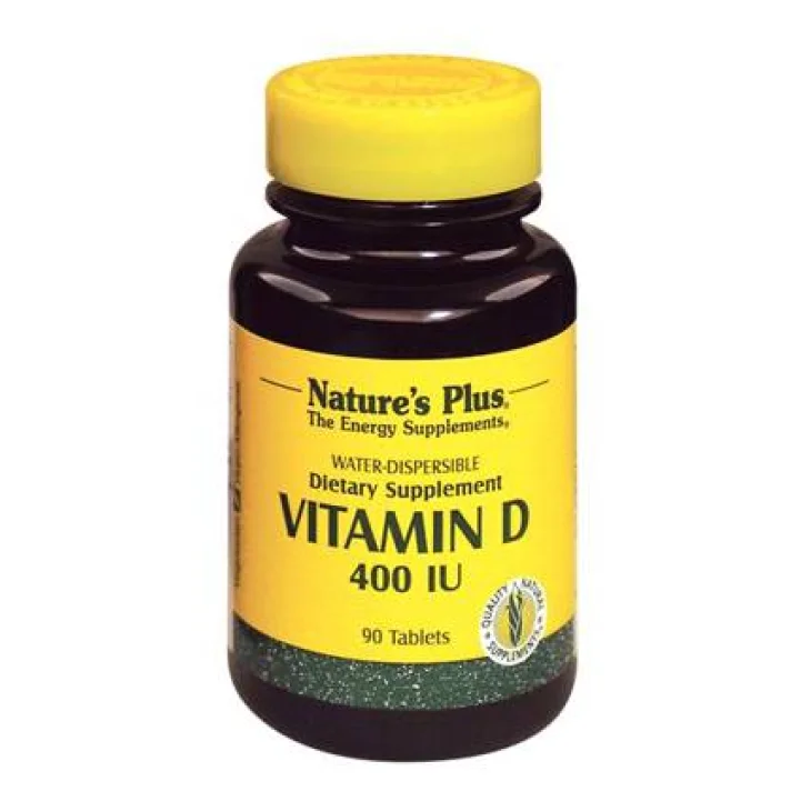 Nature's Plus Vitamina D 400 UI Idrosolubile Integratore Vitaminico