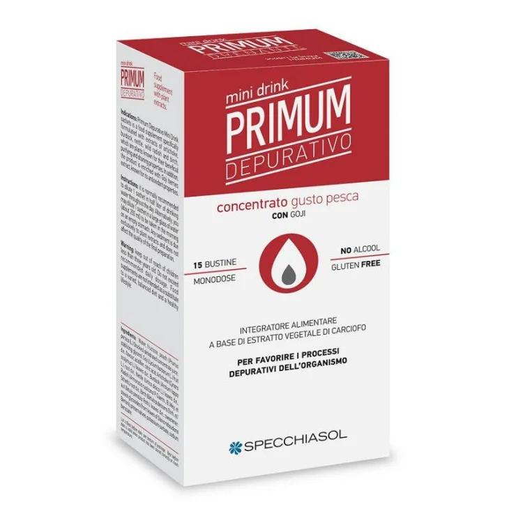 Specchiasol Minidrink Depurativo Primum Gusto Pesca Bianca