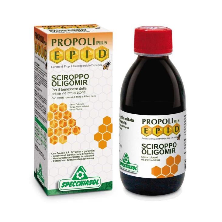 Specchiasol Propoli Plus Epid Oligomir Sciroppo per le Vie Respiratorie