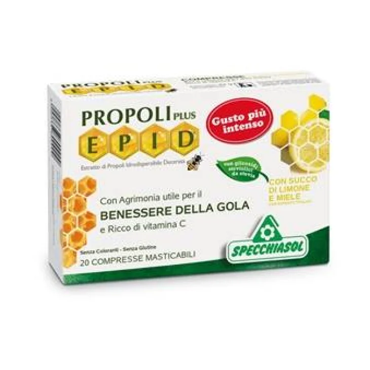 Specchiasol Propoli Plus Epid Compresse Gusto Limone e Miele