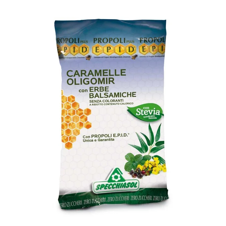 Specchiasol Propoli Plus Epid Oligomir Caramelle Balsamiche