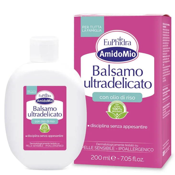 Euphidra AmidoMio Balsamo Ultradelicato con Olio di Riso 200 ml