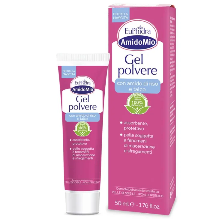 Euphidra AmidoMio Gel Polvere con Talco per il Cambio 50 ml