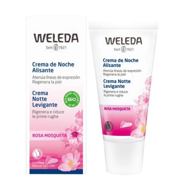 Weleda Rosa Crema notte per il viso 30 ml