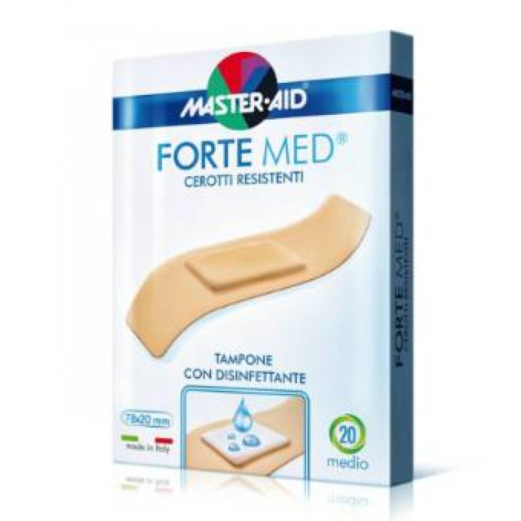 Master Aid Med Forte Cerotti Resistenti 78x20 mm 20 pezzi