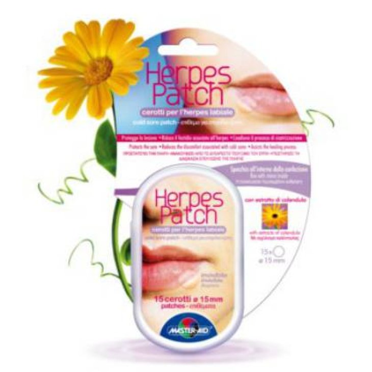 Master Aid Herpes Patch Medicazione per ferite 15 cerottini