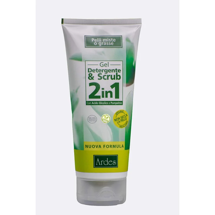 Ardes Gel Scrub Detergente Esfoliante Pelli Grasse Miste e Impure 200 ml