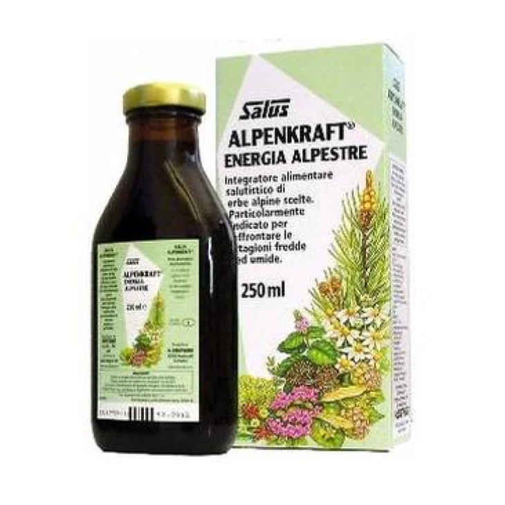 Salus Alpenkraft Tonico alle Erbe Alpine Integratore per le Vie Respiratorie