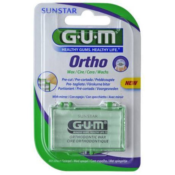 Sunstar Gum Cera Ortodontica per Apparecchi 5 pezzi