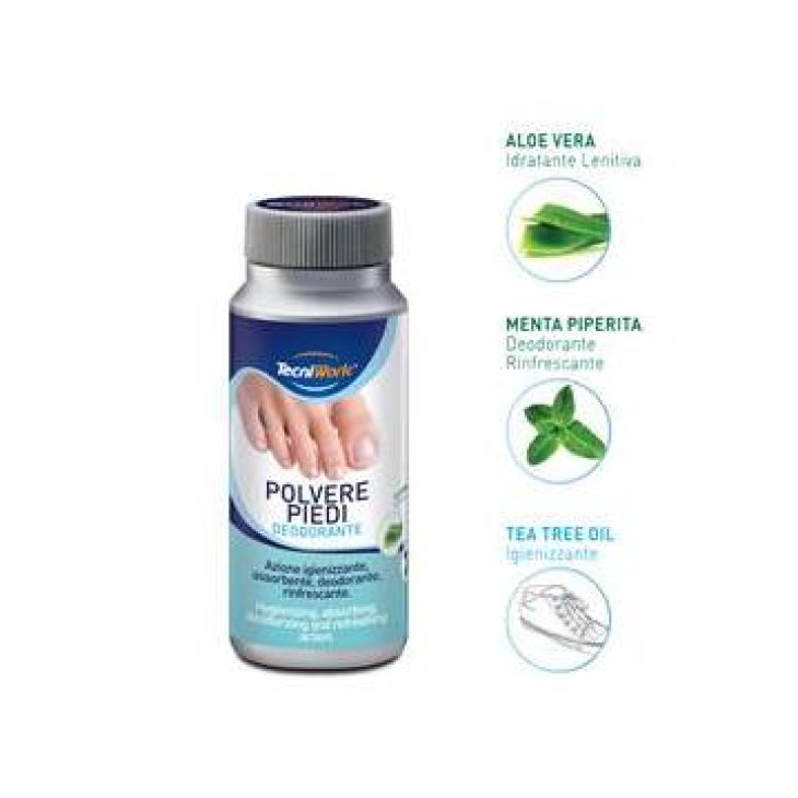 Tecniwork Polvere Deodorante per i Piedi 75 g