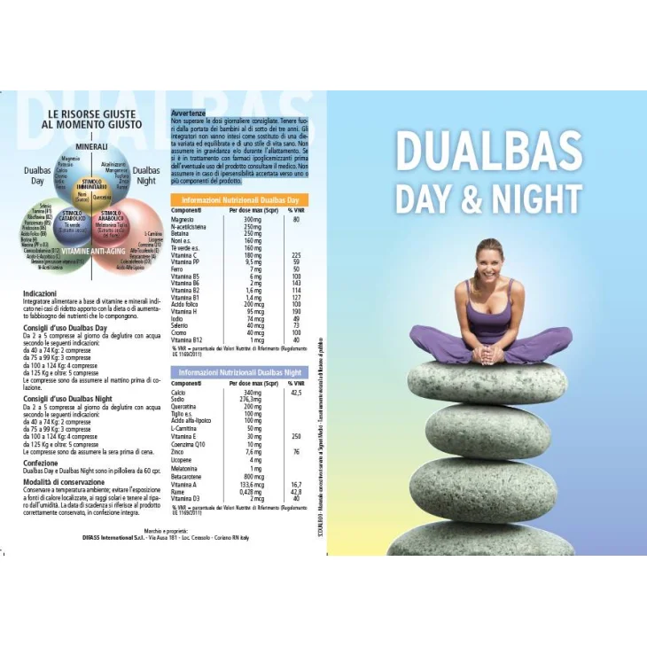 Homeo Pharm DualBals Night&Day Integratore di Sali Minerali e Vitamine