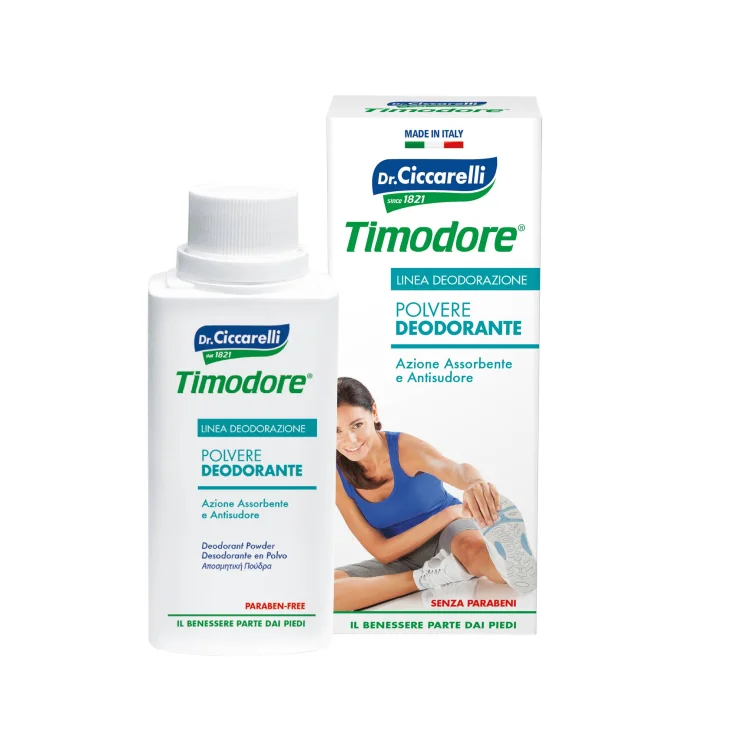 Dr Ciccarelli Timodore Polvere Deodorante antisudore per i Piedi 75 g
