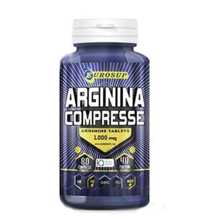 Eurosup Arginina Integratore per sportivi di aminoacidi 80 compresse